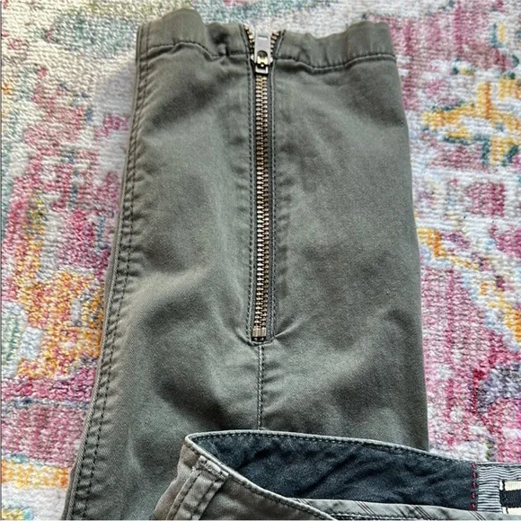 Anthropologie Daughters of the Liberation Cargo Pants Olive Green Women’s 28 - Picture 3 of 9